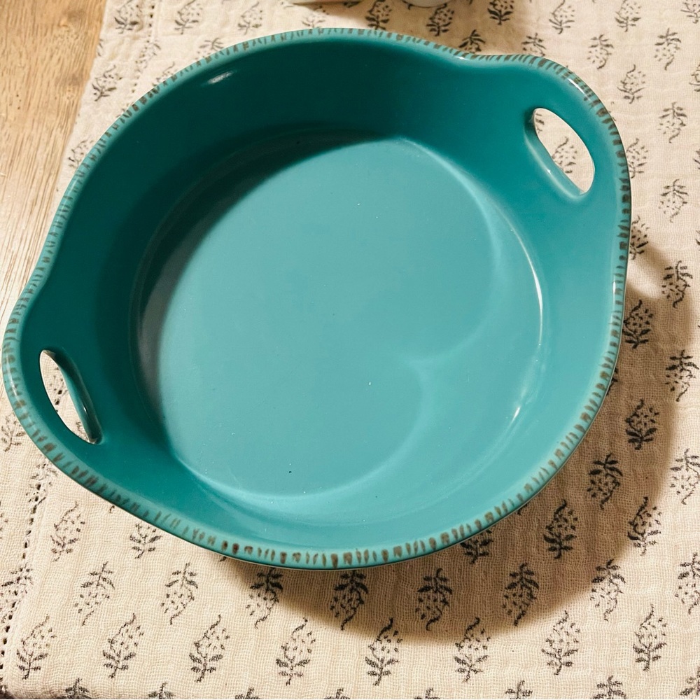 Turquoise Technique Dish